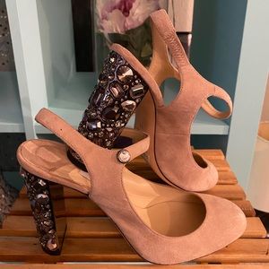 Jimmy Choo jeweled heels